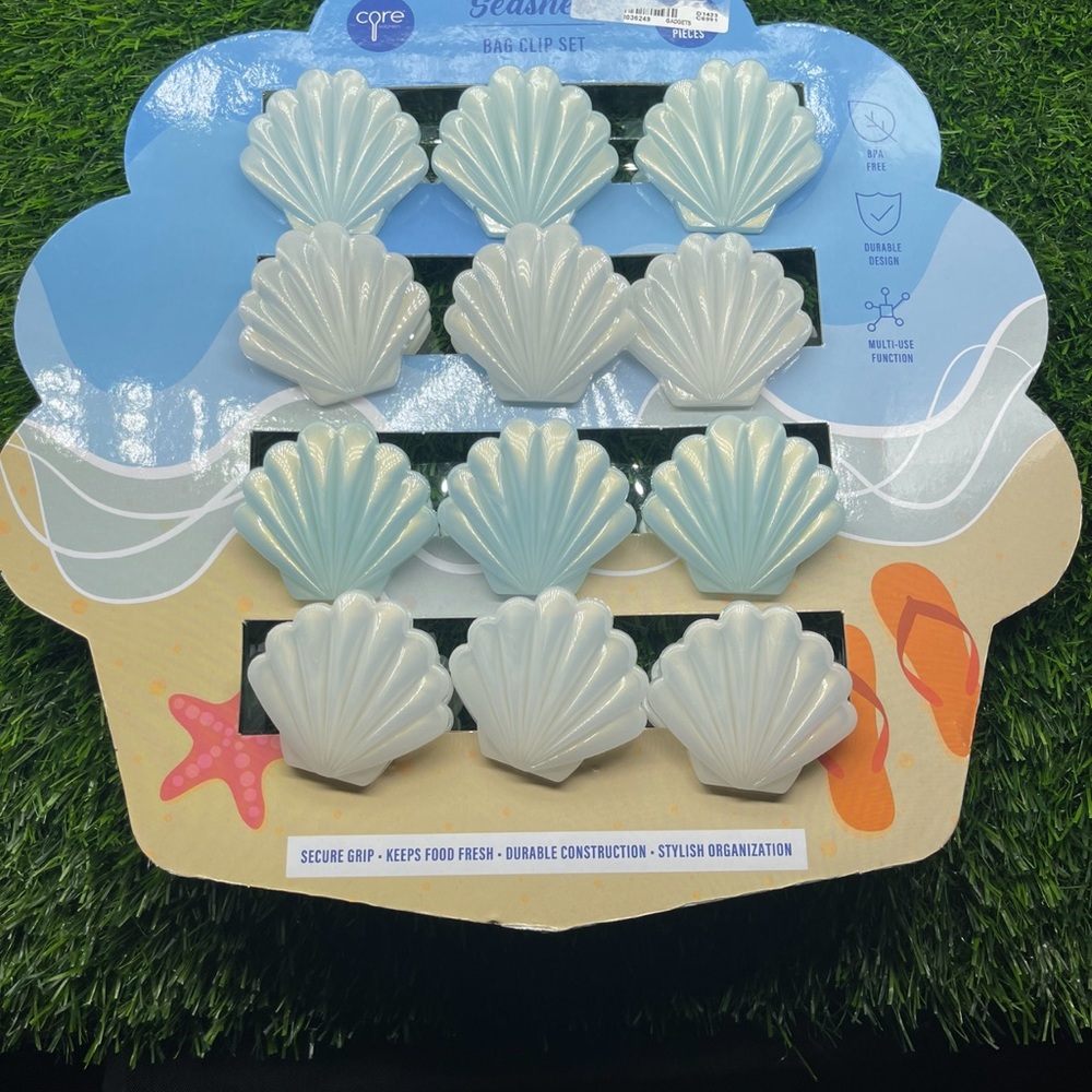 Core Home Seashell Bag Clip Set 🐚 - Picture 2 of 3